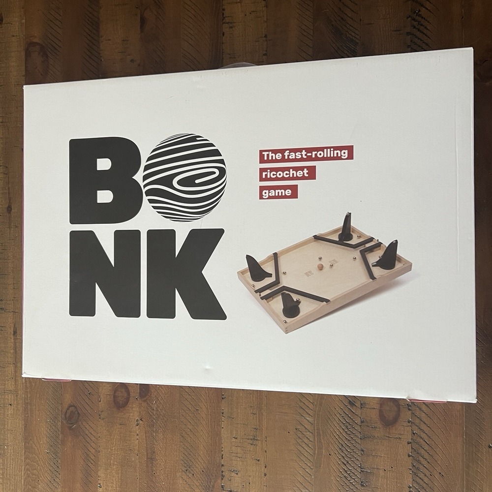 Bonk Game Wooden Fast Rolling Ricochet 2017 Buffalo Games Complete